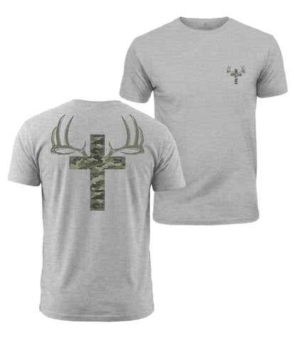 Camo Cross Cotton T-Shirt