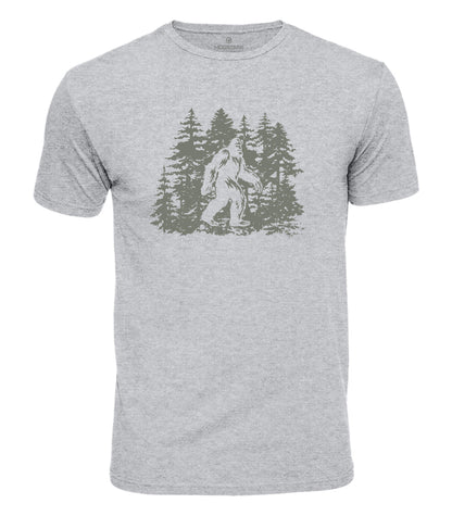 Bigfoot Forest Cotton T-Shirt