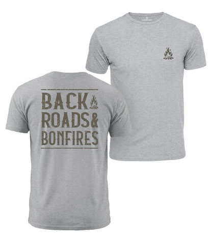 Back Roads And Bonfires Cotton T-Shirt