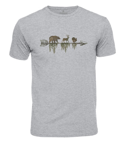 Wildlife Arrow Forest Cotton T-Shirt