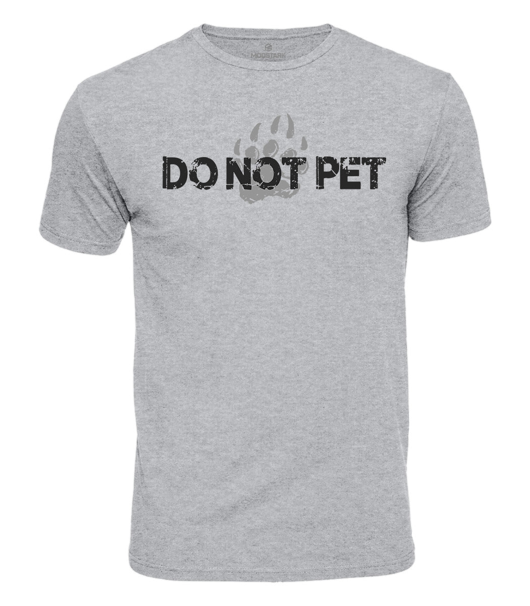 Do Not Pet Warning Cotton T-Shirt