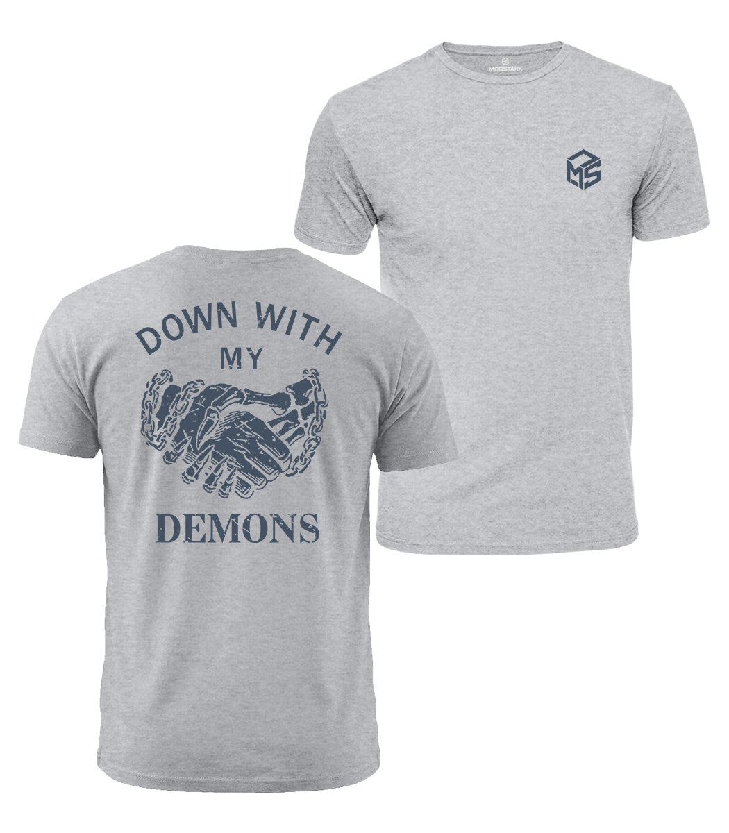 Down With My Demons Cotton T-Shirt