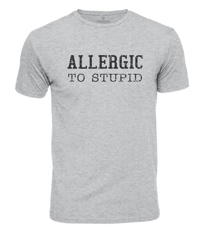 Allergic To Stupid Cotton T-Shirt