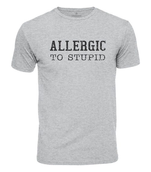 Allergic To Stupid Cotton T-Shirt