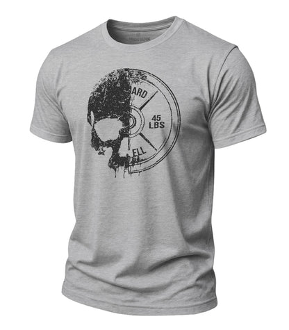 Skull Barbell Cotton T-Shirt