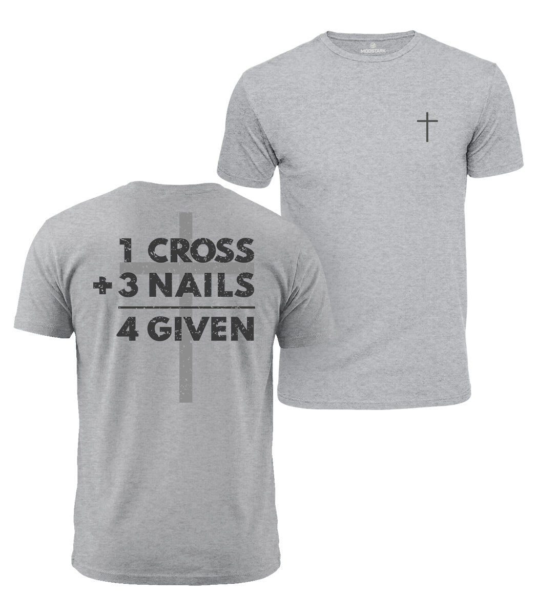 Forgiven Cross Cotton T-Shirt