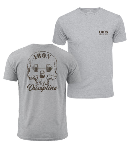 Discipline Skull Cotton T-Shirt