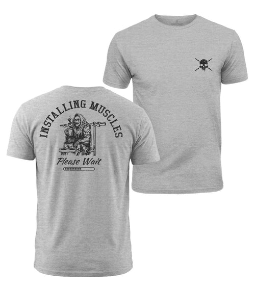 Installing Muscles Cotton T-Shirt
