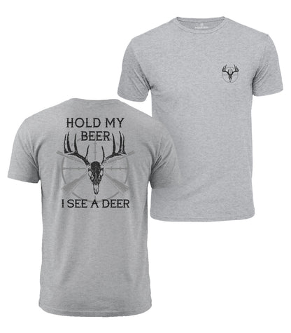 Funny Deer Hunting Cotton T-Shirt
