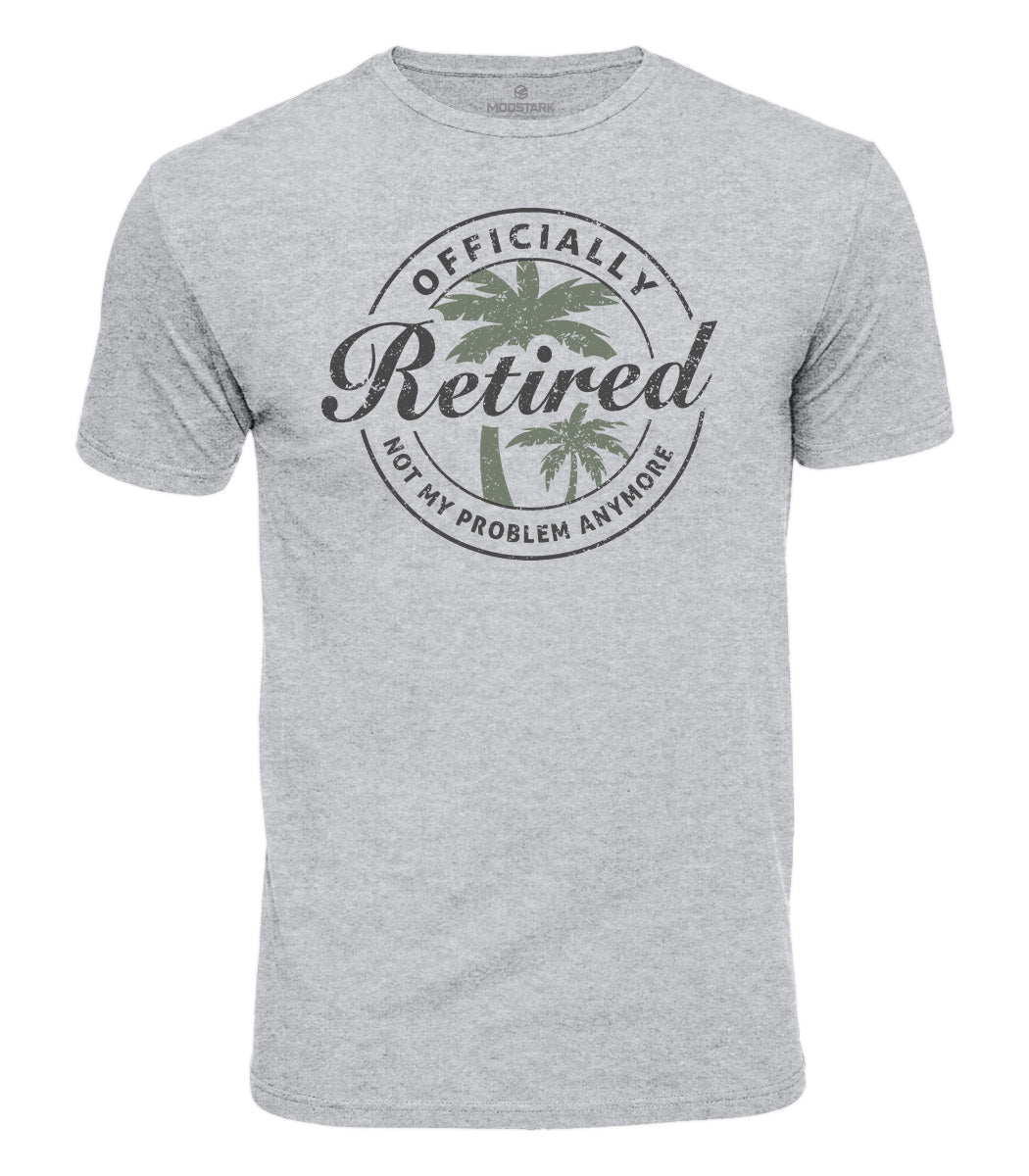 Officially Retired Cotton T-Shirt