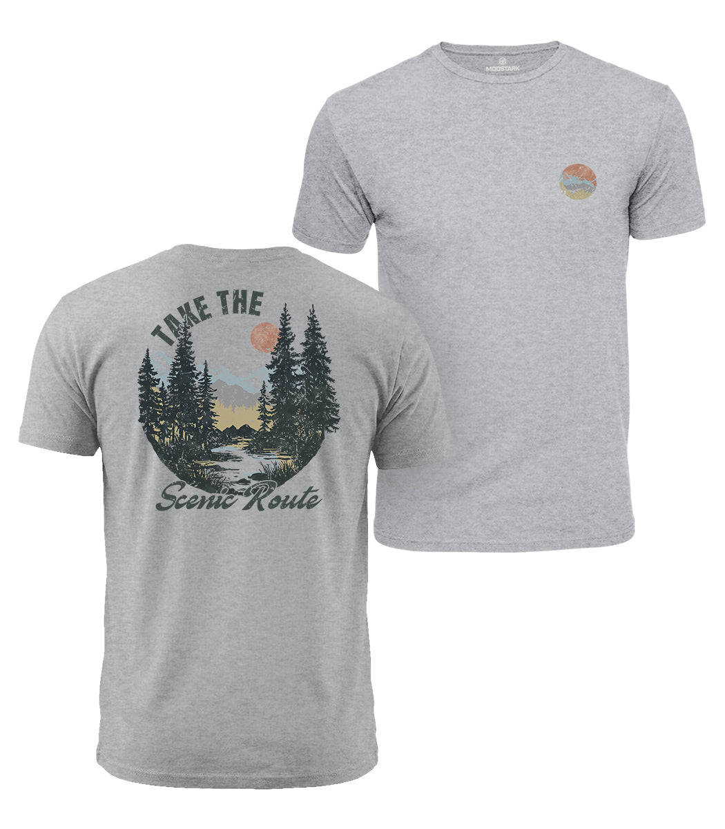 Take The Scenic Route Cotton T-Shirt
