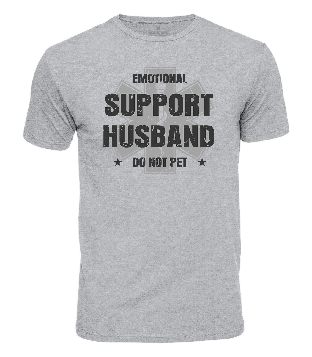 Emotional Support Husband Cotton T-Shirt