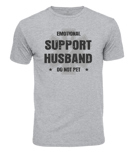 Emotional Support Husband Cotton T-Shirt