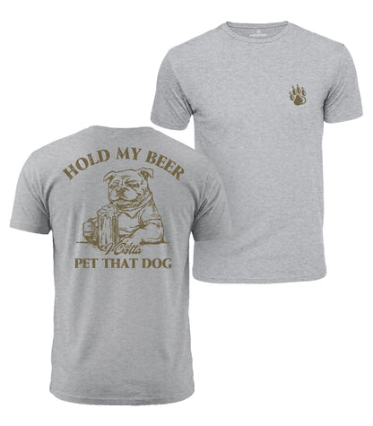 Funny Dog Lover Beer Cotton T-Shirt