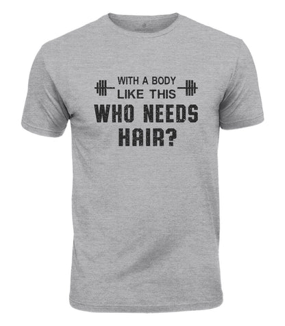 Who Needs Hair Cotton T-Shirt