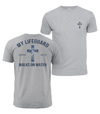 Walks On Water Faith Cotton T-Shirt