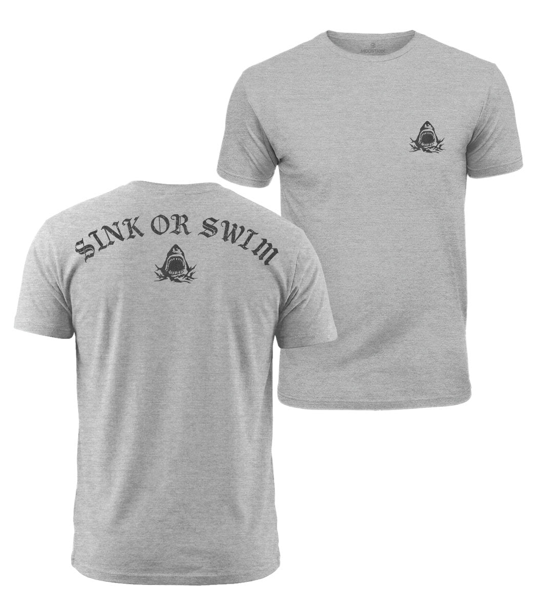 Sink Or Swim Shark Cotton T-Shirt