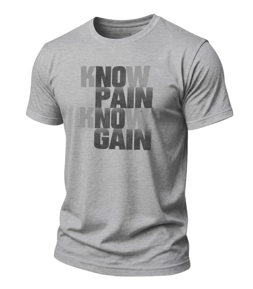 Know Pain Know Gain Cotton T-Shirt