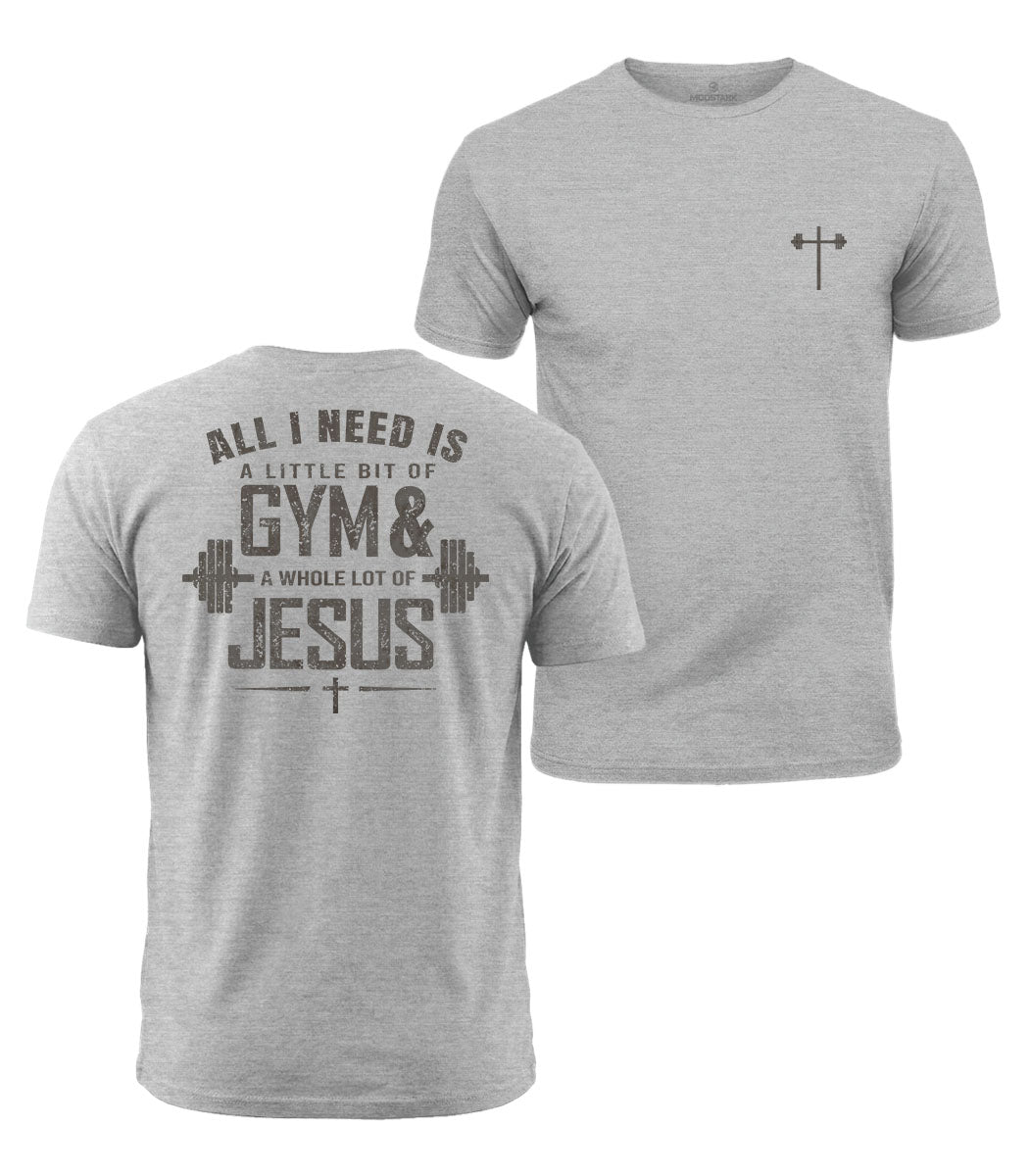 Gym & Jesus Cotton T-Shirt