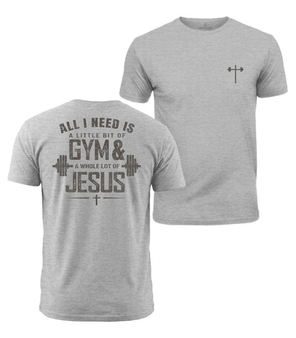 Gym & Jesus Cotton T-Shirt