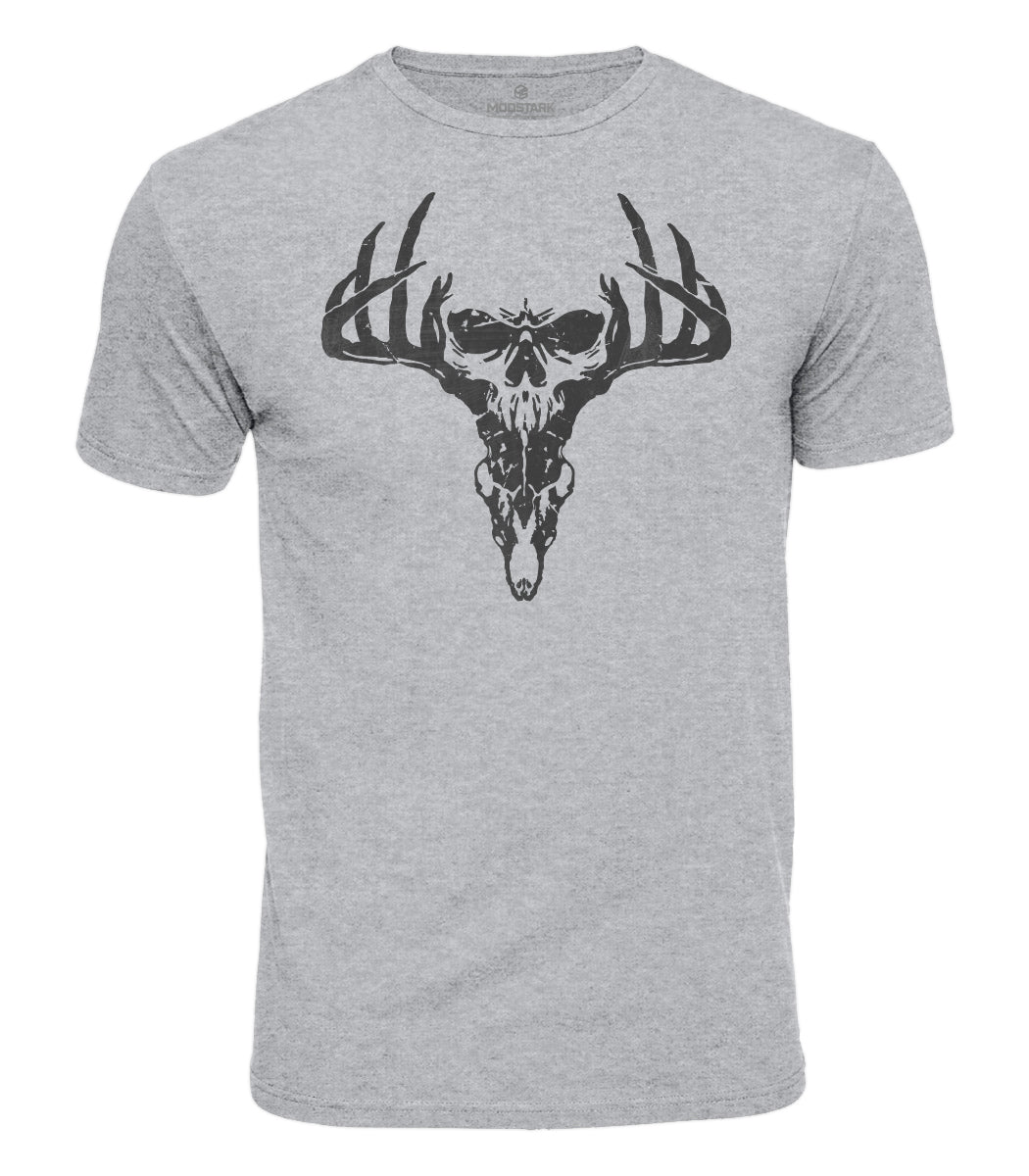 Deer Skull Antlers Cotton T-Shirt