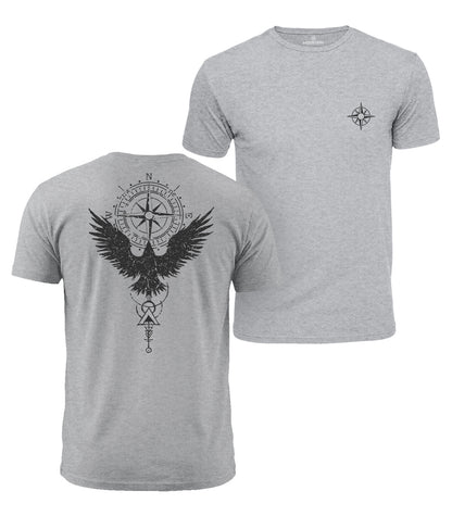 Eagle Compass Cotton T-Shirt