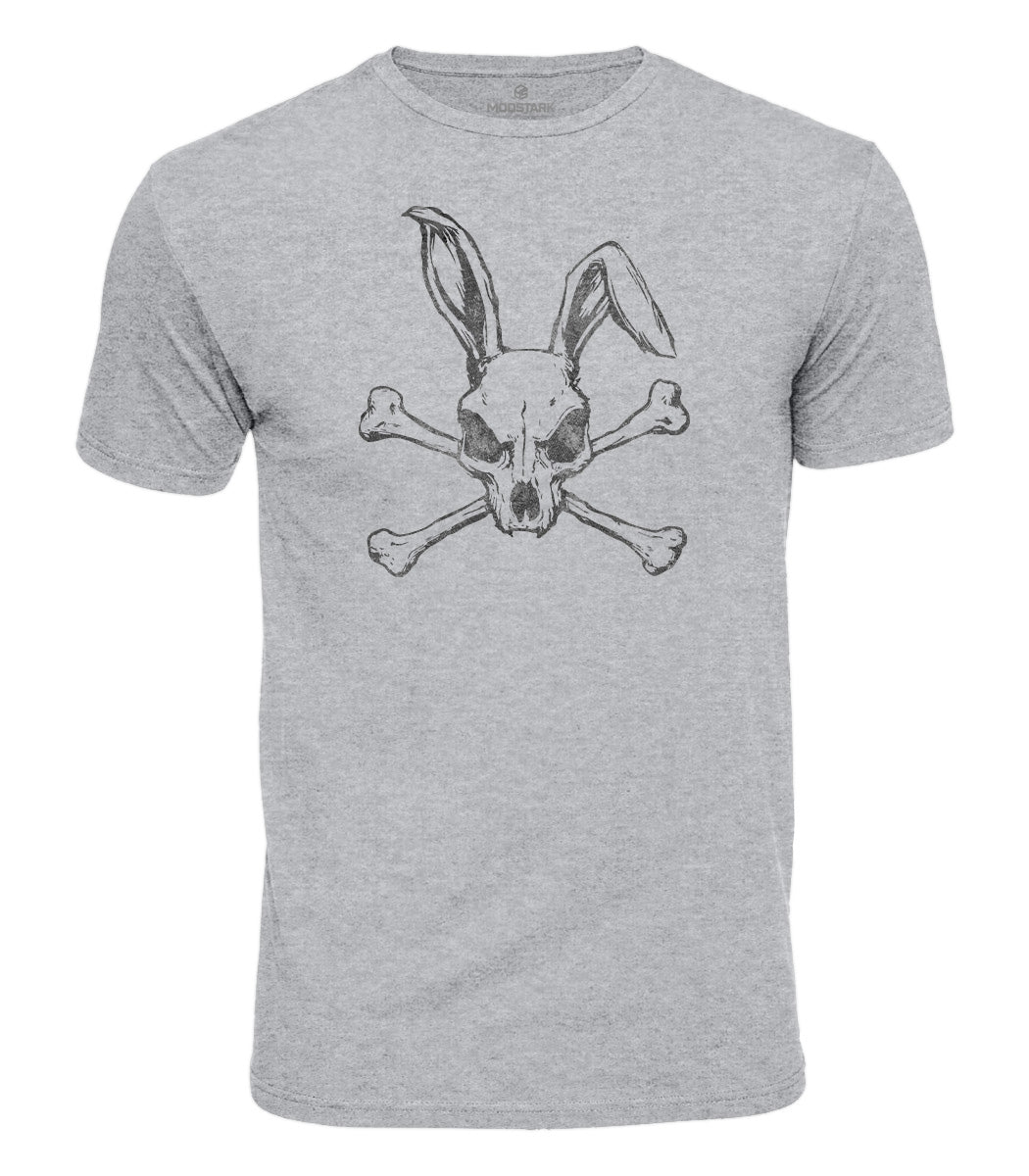 Dark Bunny Skull Cotton T-Shirt