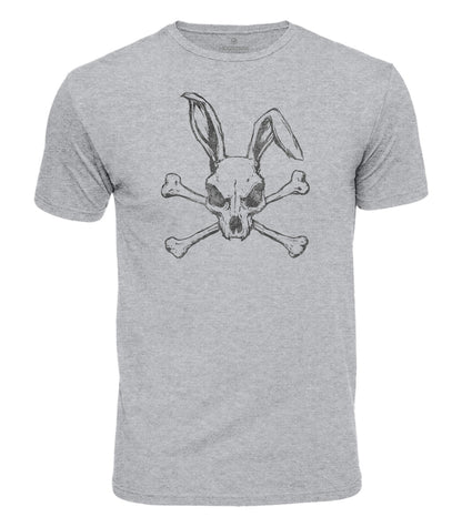Dark Bunny Skull Cotton T-Shirt