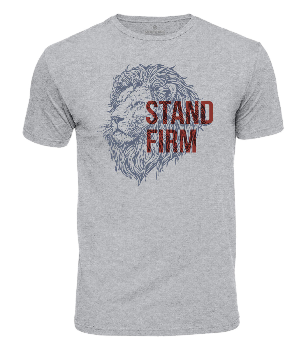 Stand Firm Lion Cotton T-Shirt