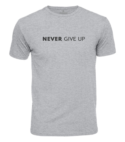 Never Give Up Cotton T-Shirt
