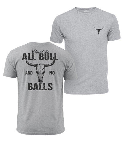 Bull Skull Attitude Cotton T-Shirt