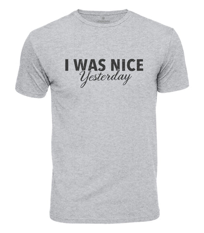 Nice Yesterday Cotton T-Shirt