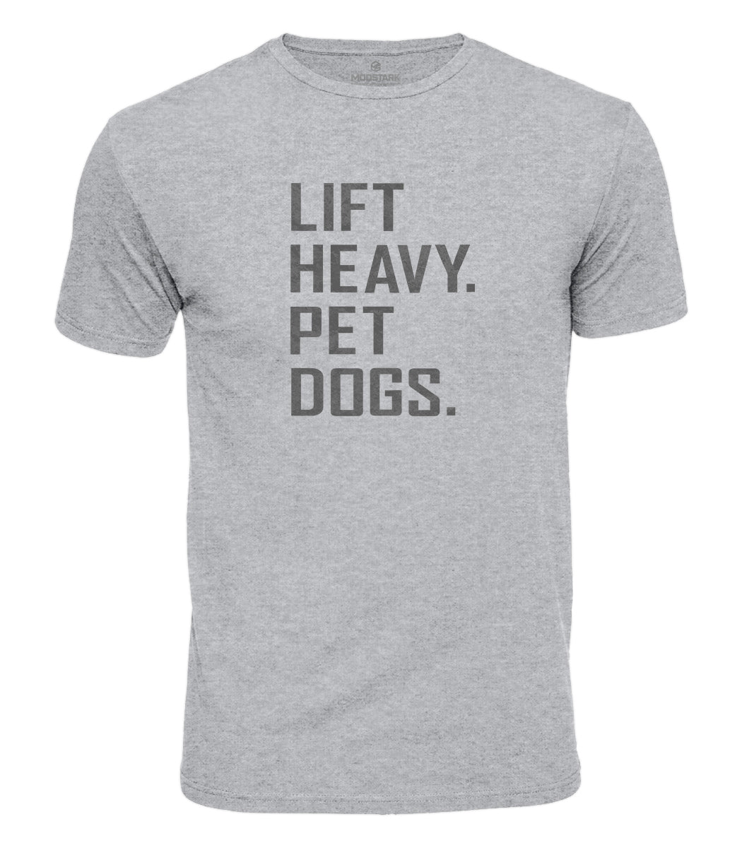 Lift Heavy Pet Dogs Cotton T-Shirt