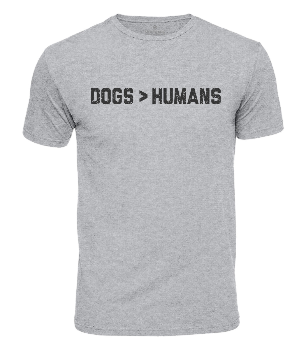 Dogs Over Humans Cotton T-Shirt