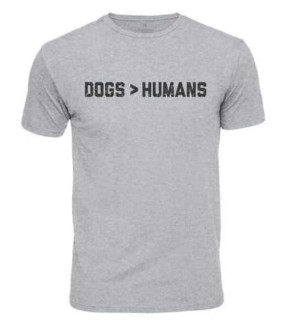 Dogs Over Humans Cotton T-Shirt