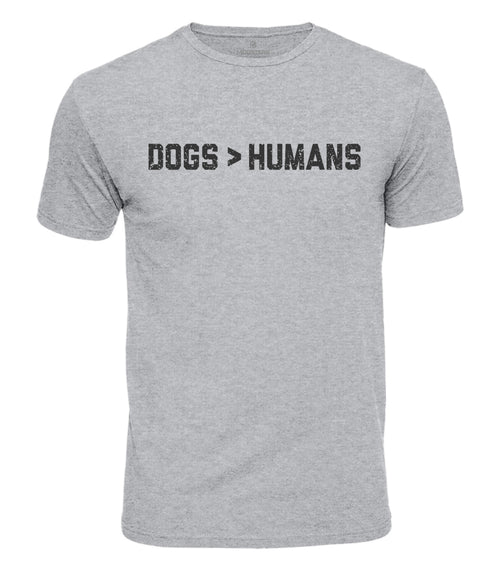 Dogs Over Humans Cotton T-Shirt