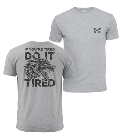 Do It Tired Wolf Cotton T-Shirt