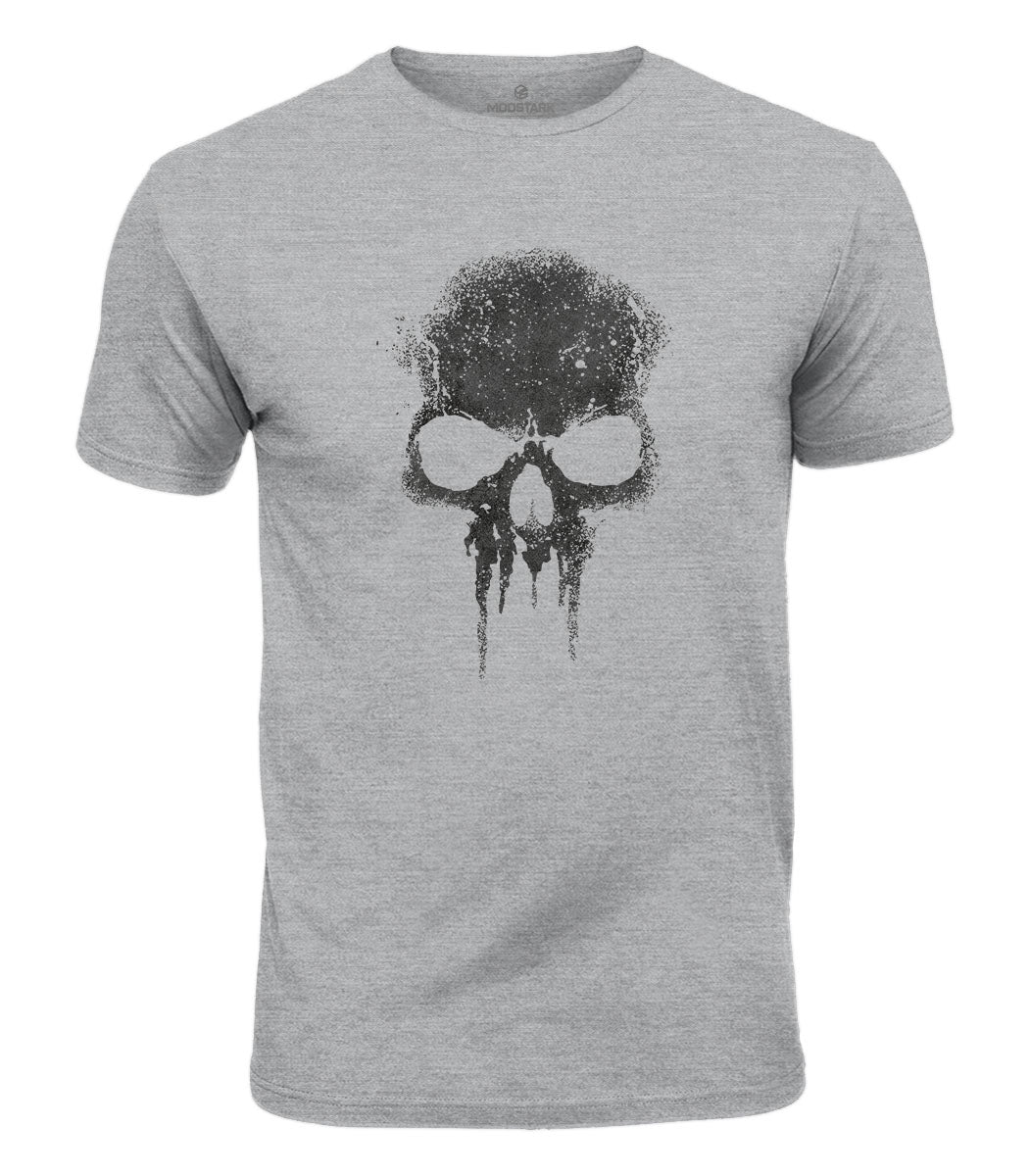 Dripping Skull Cotton T-Shirt