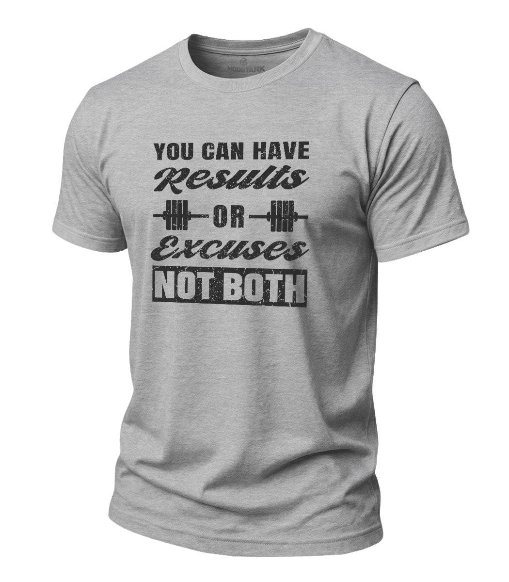 Results Not Excuses Cotton T-Shirt