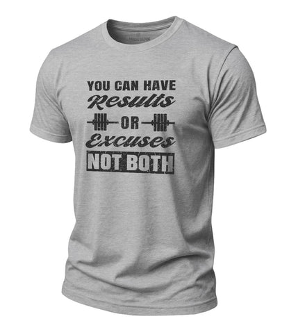 Results Not Excuses Cotton T-Shirt