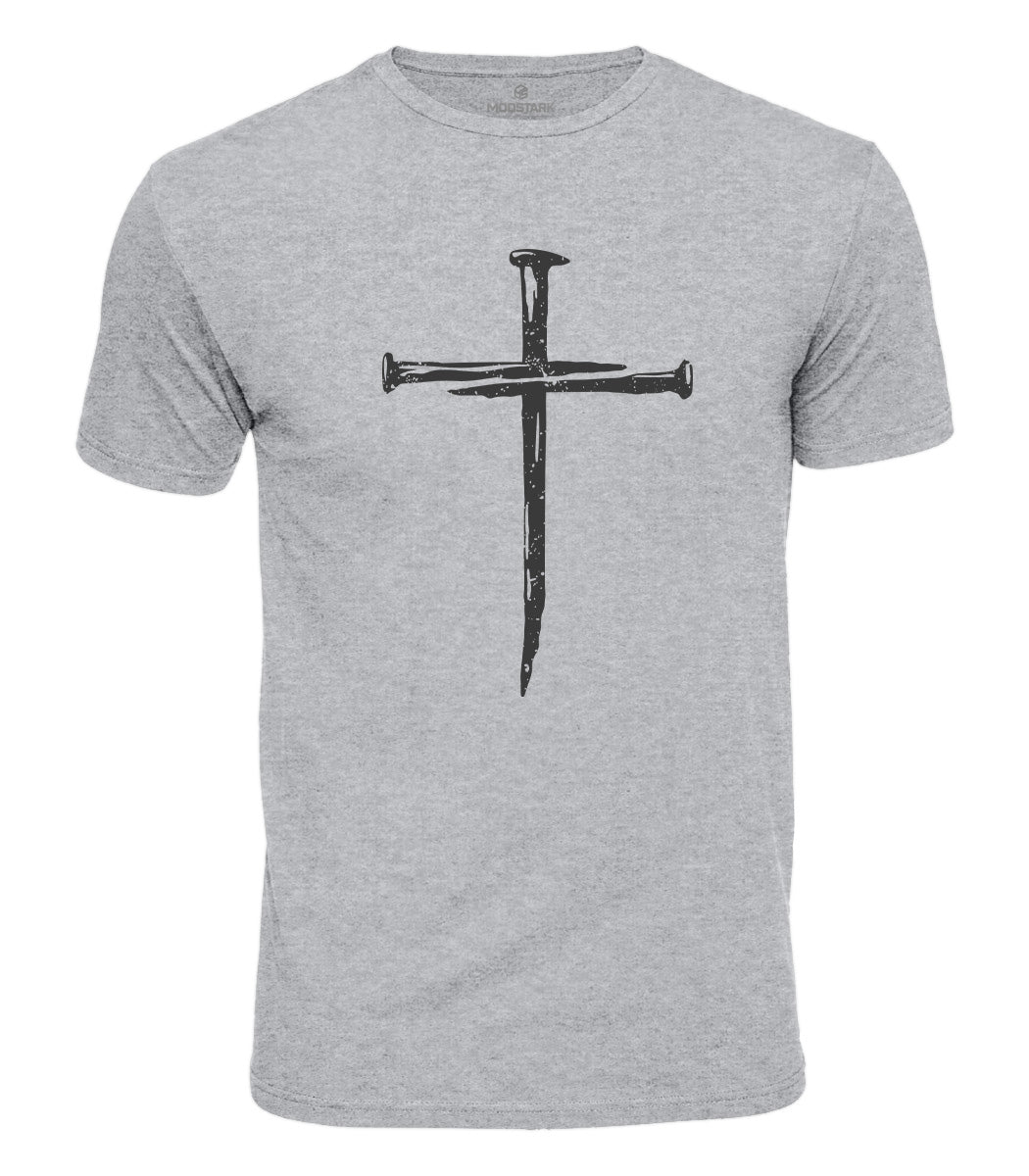 Nail Cross Cotton T-Shirt