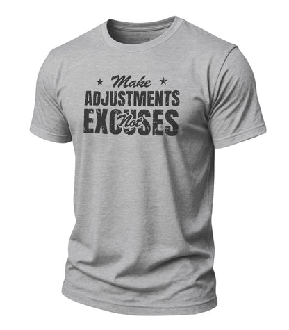 No Excuses Motivation Cotton T-Shirt