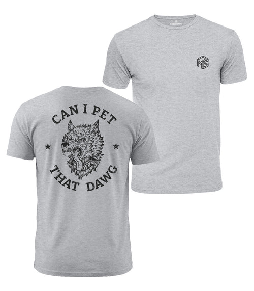 Can I Pet That Dawg Cotton T-Shirt