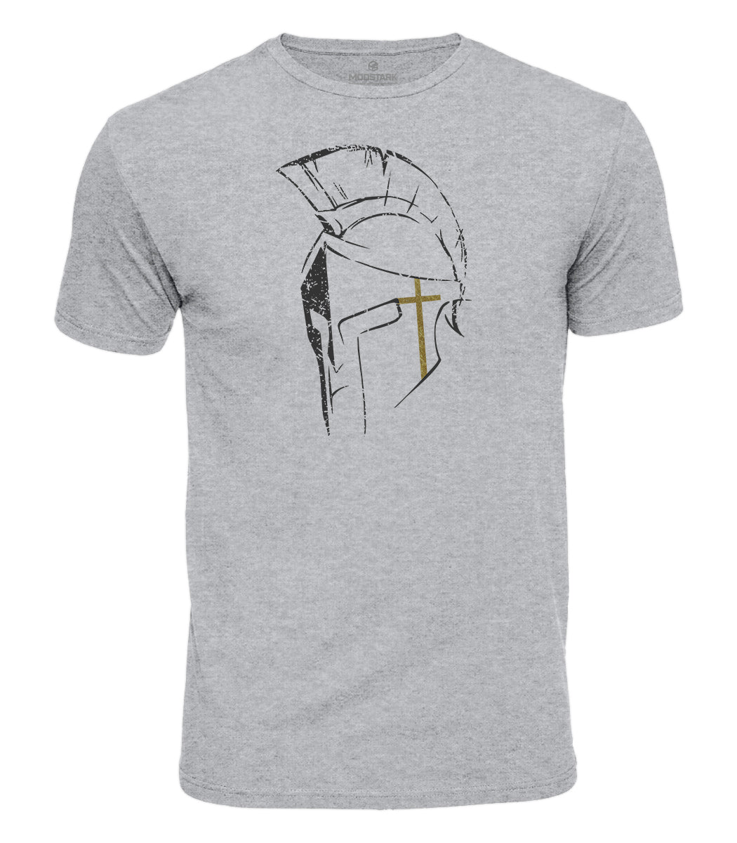 Spartan Faith Helmet Cotton T-Shirt