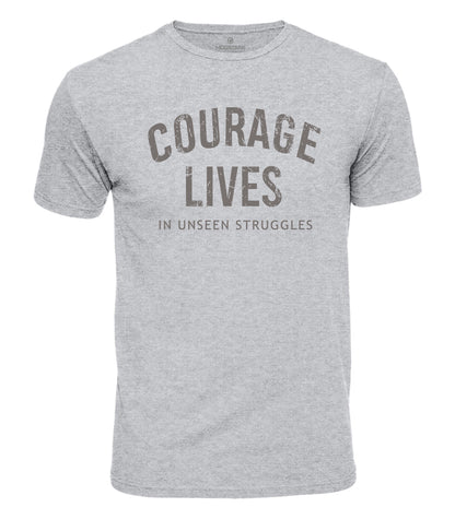 Courage Lives Cotton T-Shirt