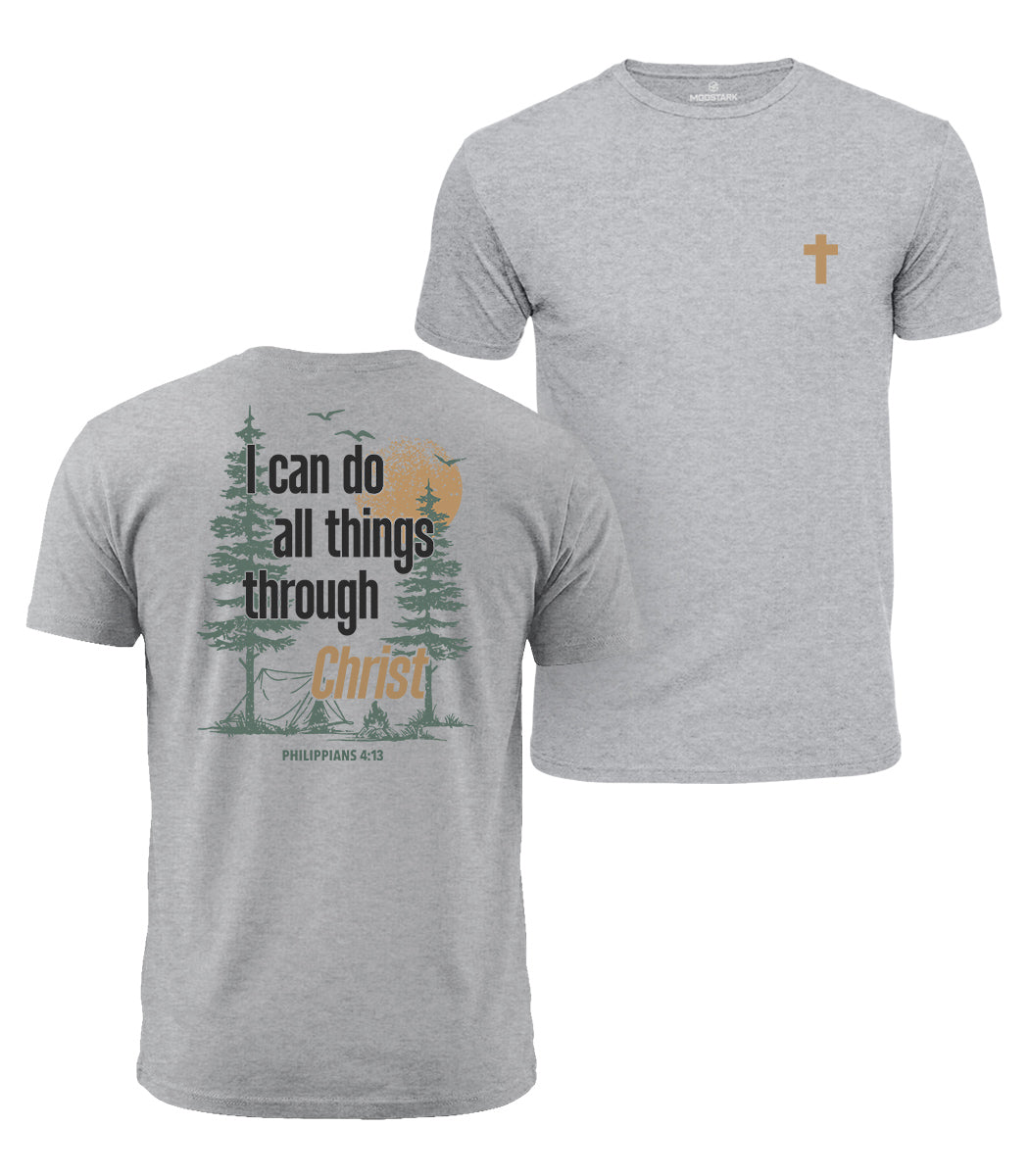 Through Christ Strength Cotton T-Shirt
