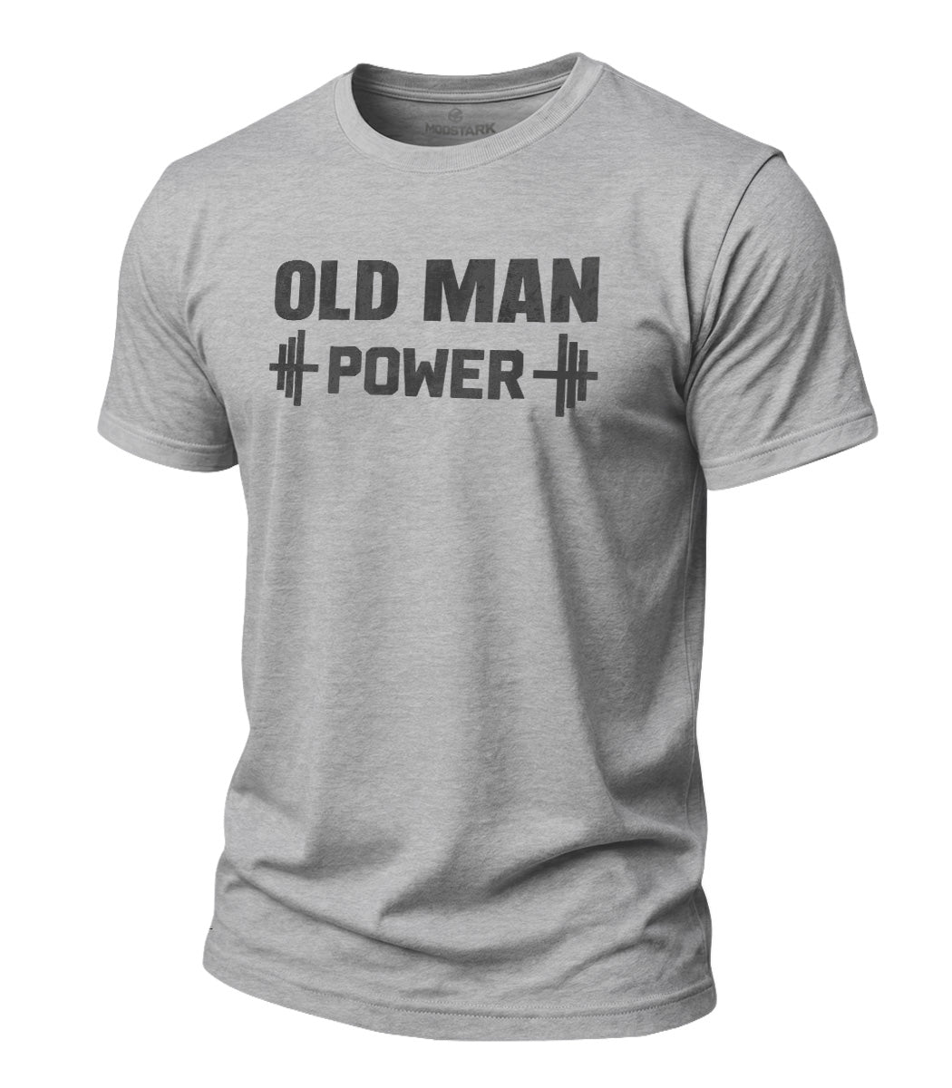 Old Man Power Cotton T-Shirt