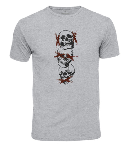 See No Evil Skull Cotton T-Shirt