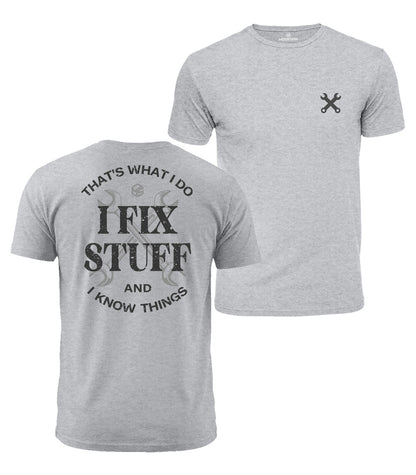 Fix Stuff & Know Things Cotton T-Shirt