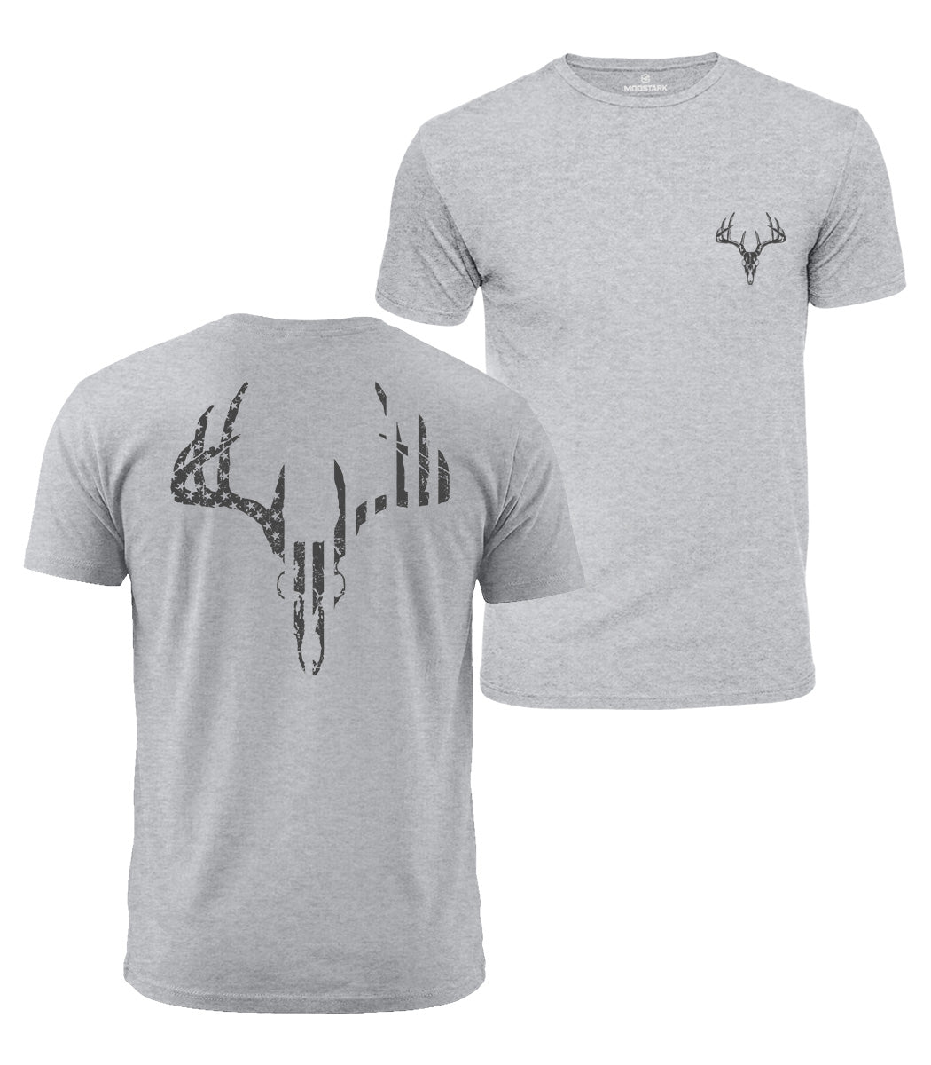 Deer Skull Cotton T-Shirt